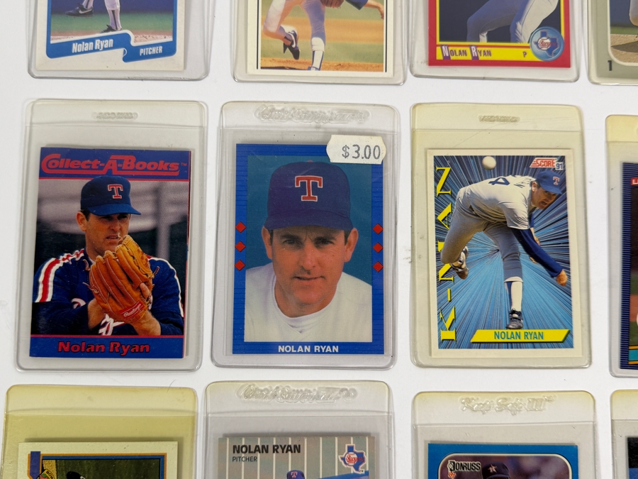 Collection of (28) Vintage MLB Nolan Ryan Baseball Trading Cards [Photo 5]