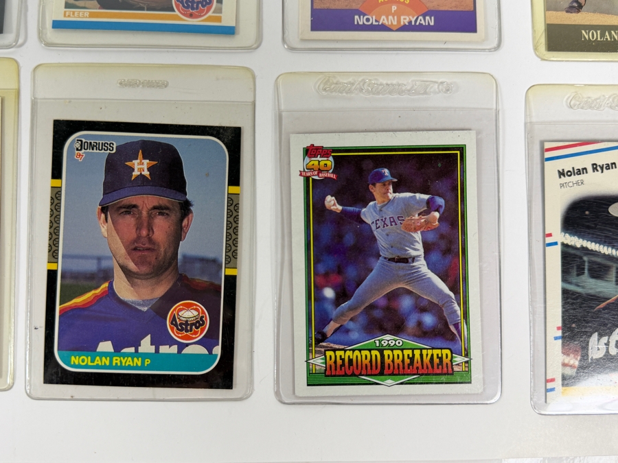 Collection of (28) Vintage MLB Nolan Ryan Baseball Trading Cards [Photo 13]