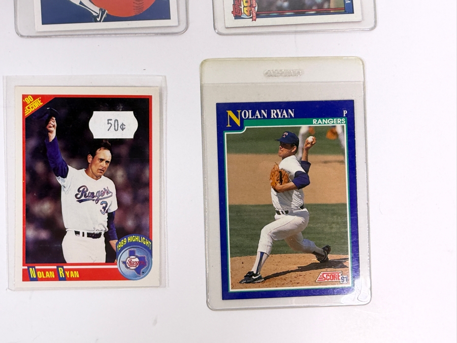 Collection of (28) Vintage MLB Nolan Ryan Baseball Trading Cards [Photo 13]