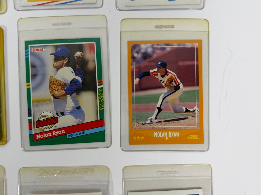 Collection of (28) Vintage MLB Nolan Ryan Baseball Trading Cards [Photo 7]