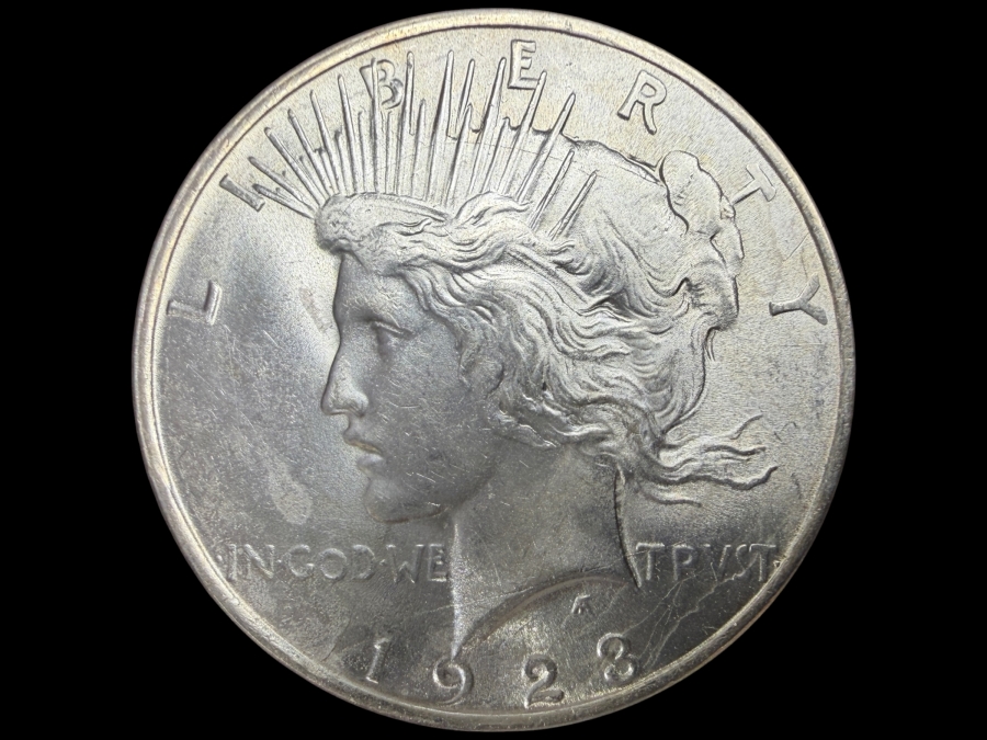 1922 Brilliant Uncirculated Peace Silver Dollar