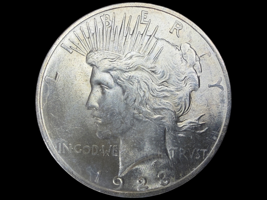 1922 Brilliant Uncirculated Peace Silver Dollar