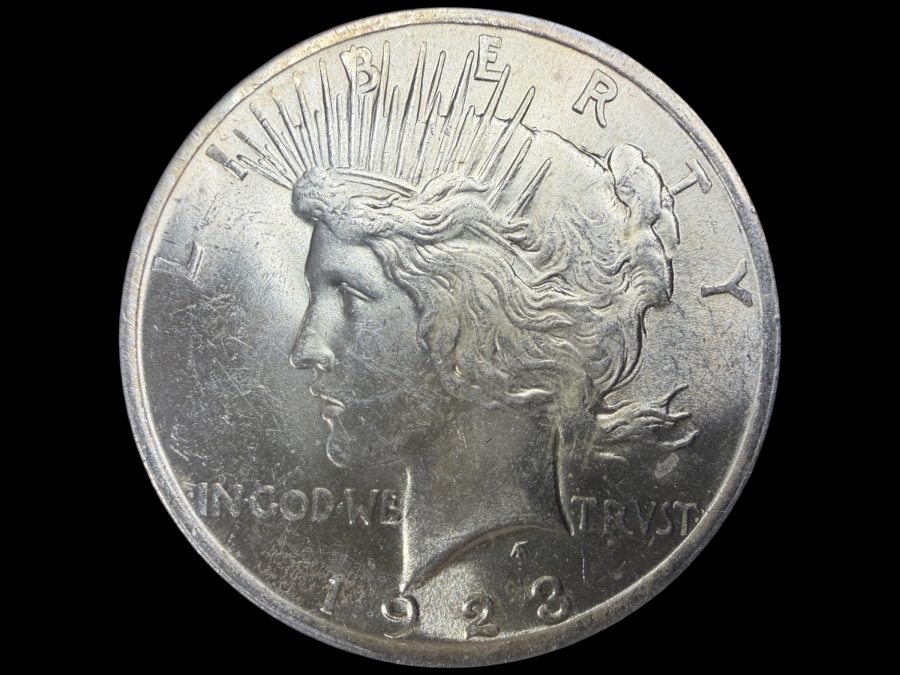 1922 Brilliant Uncirculated Peace Silver Dollar