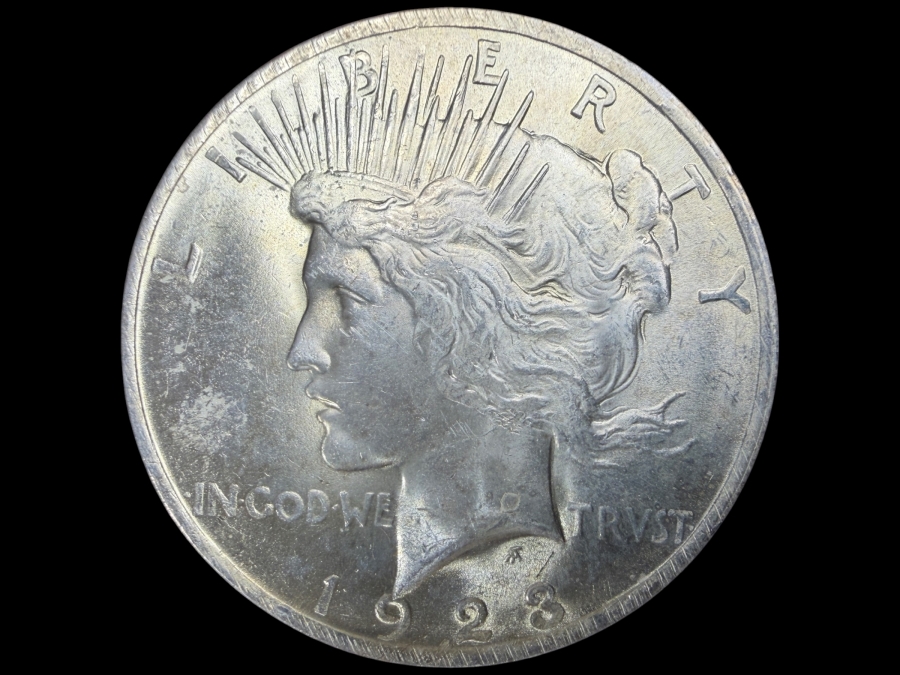 1922 Brilliant Uncirculated Peace Silver Dollar