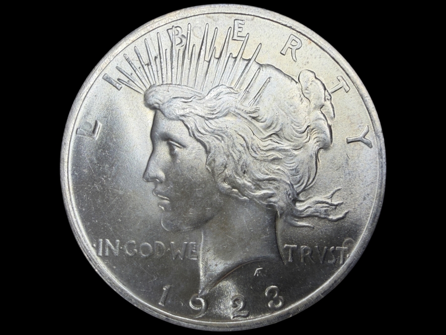 1922 Brilliant Uncirculated Peace Silver Dollar