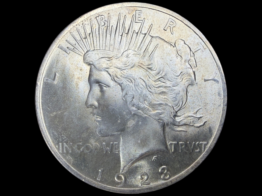 1922 Brilliant Uncirculated Peace Silver Dollar