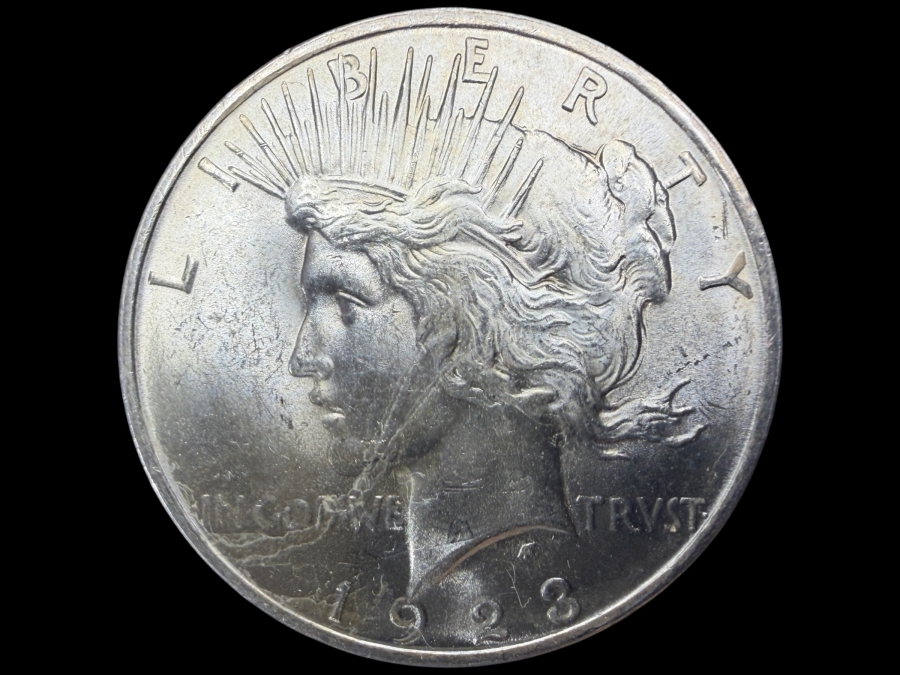1922 Brilliant Uncirculated Peace Silver Dollar