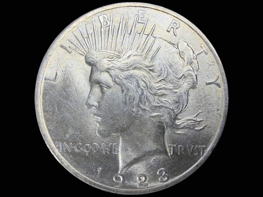 1922 Brilliant Uncirculated Peace Silver Dollar
