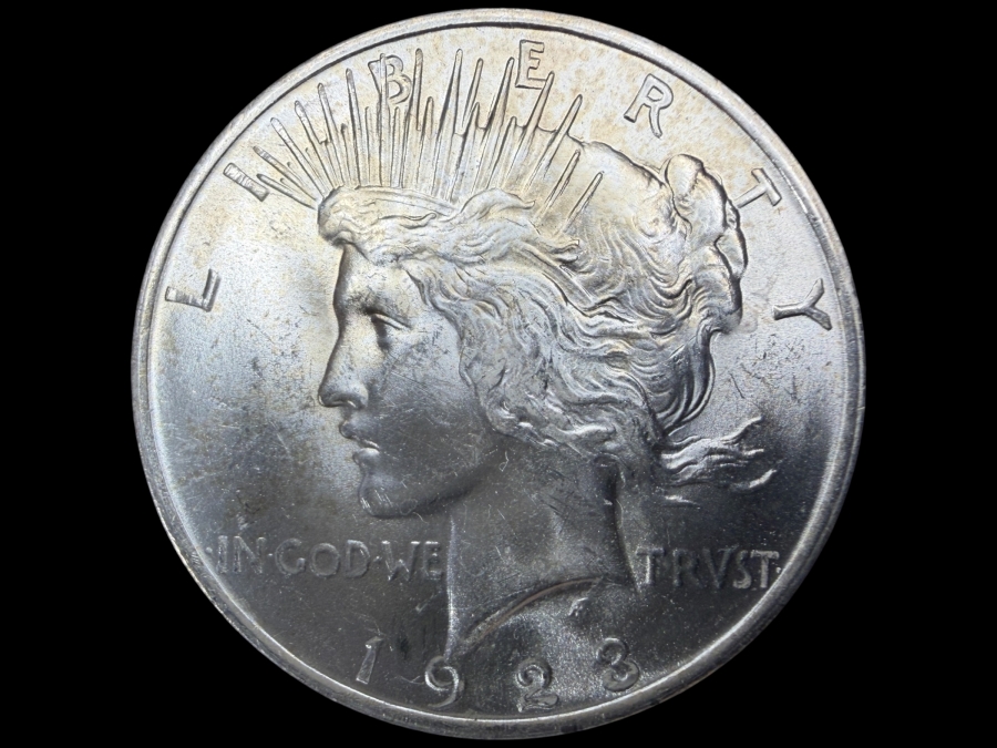 1922 Brilliant Uncirculated Peace Silver Dollar