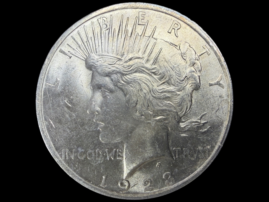 1922 Brilliant Uncirculated Peace Silver Dollar