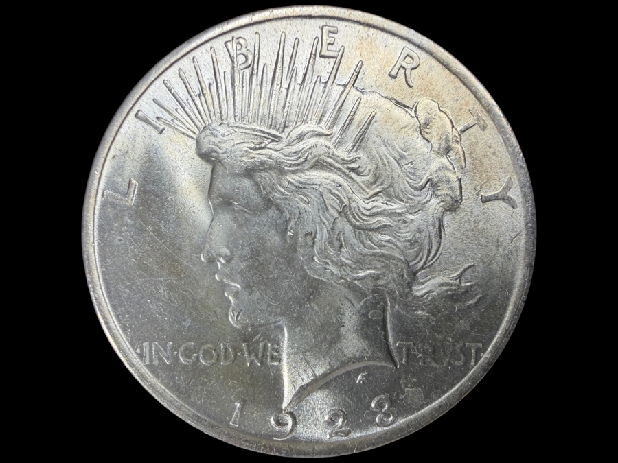 1922 Brilliant Uncirculated Peace Silver Dollar