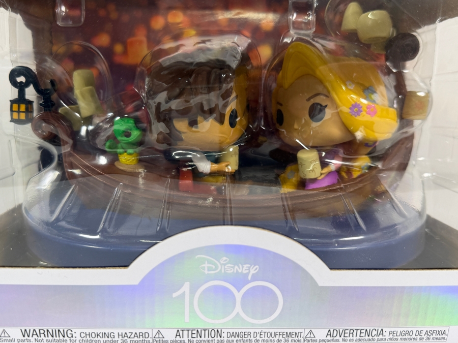 Funko Pop! Moment Disney 100 Tangled Rapunzel & Flynn Vinyl Figure #1324 Estimate $110 - $145 [Photo 2]