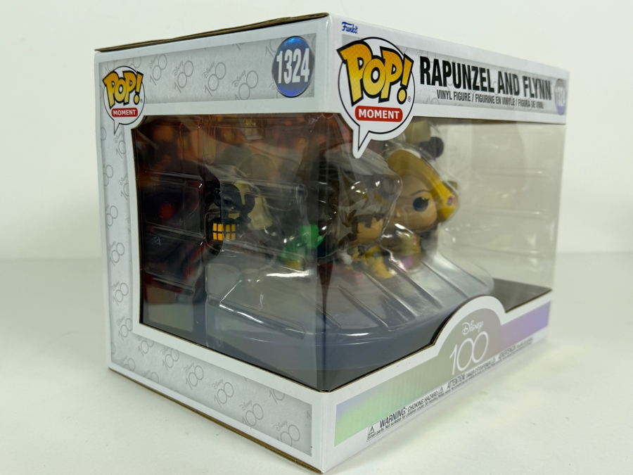 Funko Pop! Moment Disney 100 Tangled Rapunzel & Flynn Vinyl Figure #1324 Estimate $110 - $145 [Photo 4]