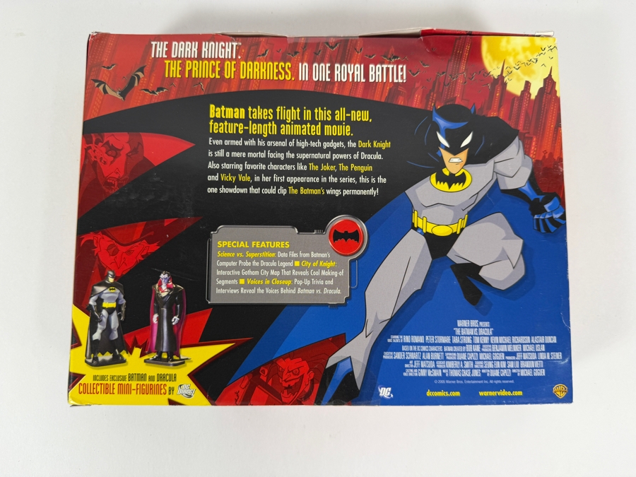 The Batman Vs Dracula DVD Gift Set With DC Direct Collectible Mini-Figurines Estimate $95 - $145 [Photo 3]