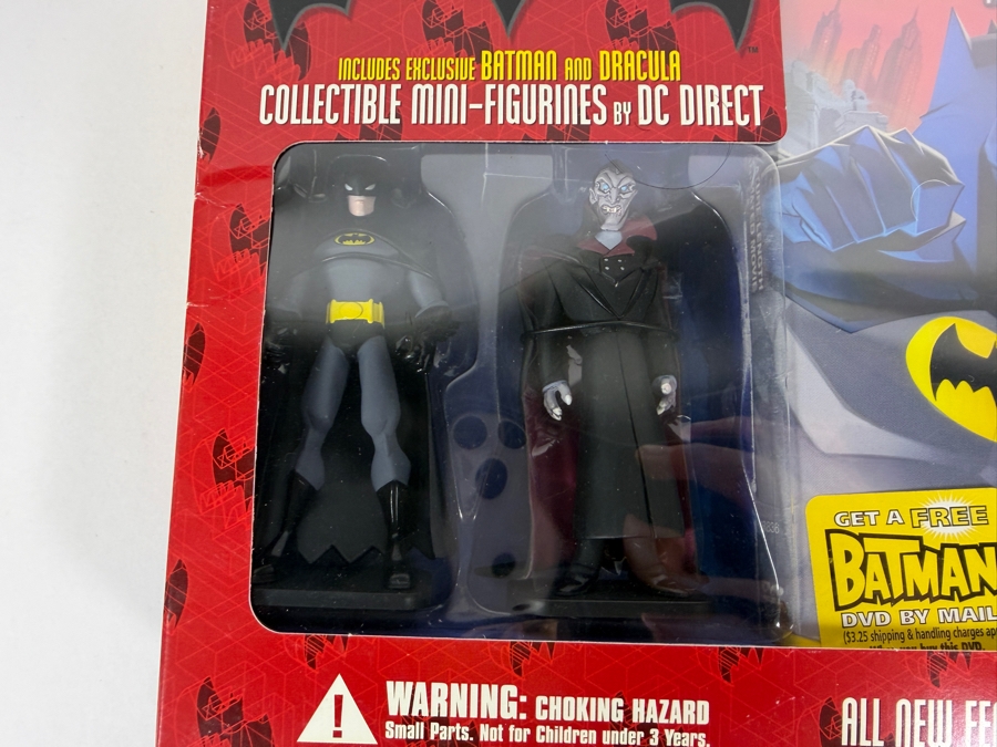 The Batman Vs Dracula DVD Gift Set With DC Direct Collectible Mini-Figurines Estimate $95 - $145 [Photo 2]