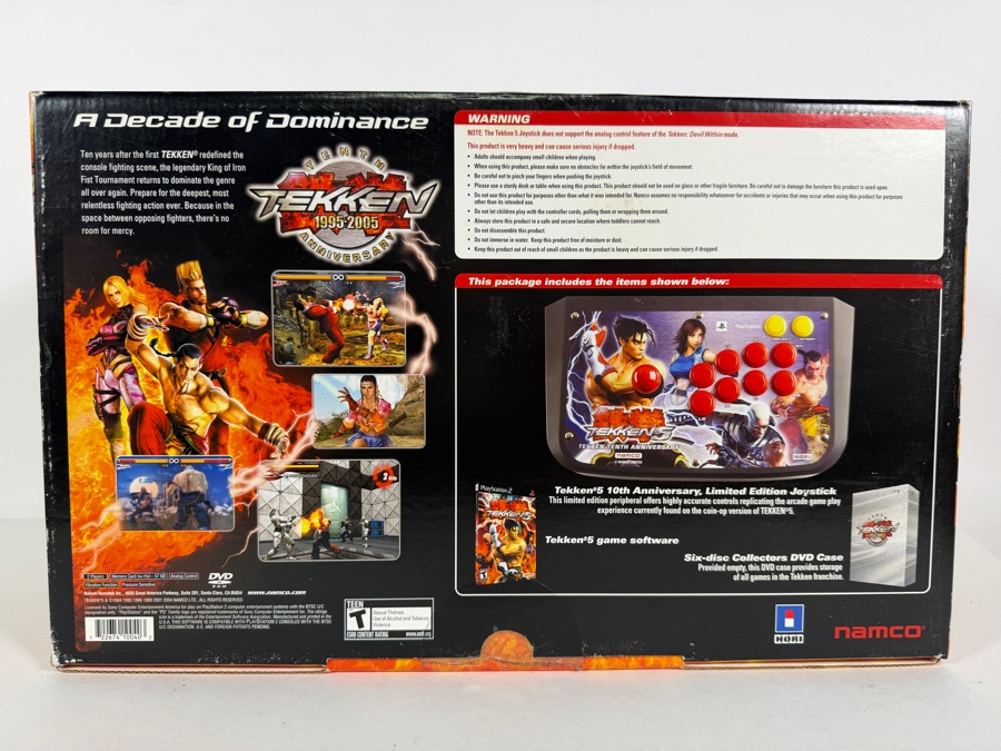 Tekken 5 Ultimate Collector's Edition Boxed Set With Special Edition Arcade Stick For PlayStation 2 Factory Sealed Estimate $250 - $450 [Photo 5]