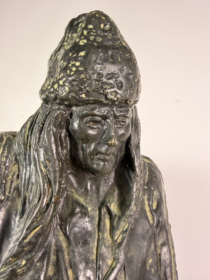 After Frederic Remington The Mountain Man Bronze Sculpture Reproduction 27H [Photo 5]