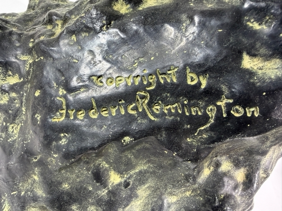 After Frederic Remington The Mountain Man Bronze Sculpture Reproduction 27H [Photo 8]