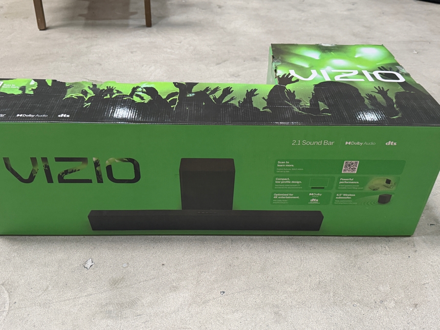 Just Added - New VIZIO SV210X-08 2.1 Soundbar SE Home Theater System With 4.5 Inch Wireless Subwoofer Boxed Set [Photo 3]