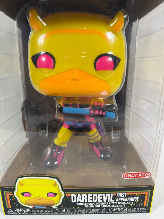 Funko Pop! Jumbo Marvel Daredevil First Appearance Black Light Target Exclusive 10 Inch Vinyl Figure #1358 [Photo 2]