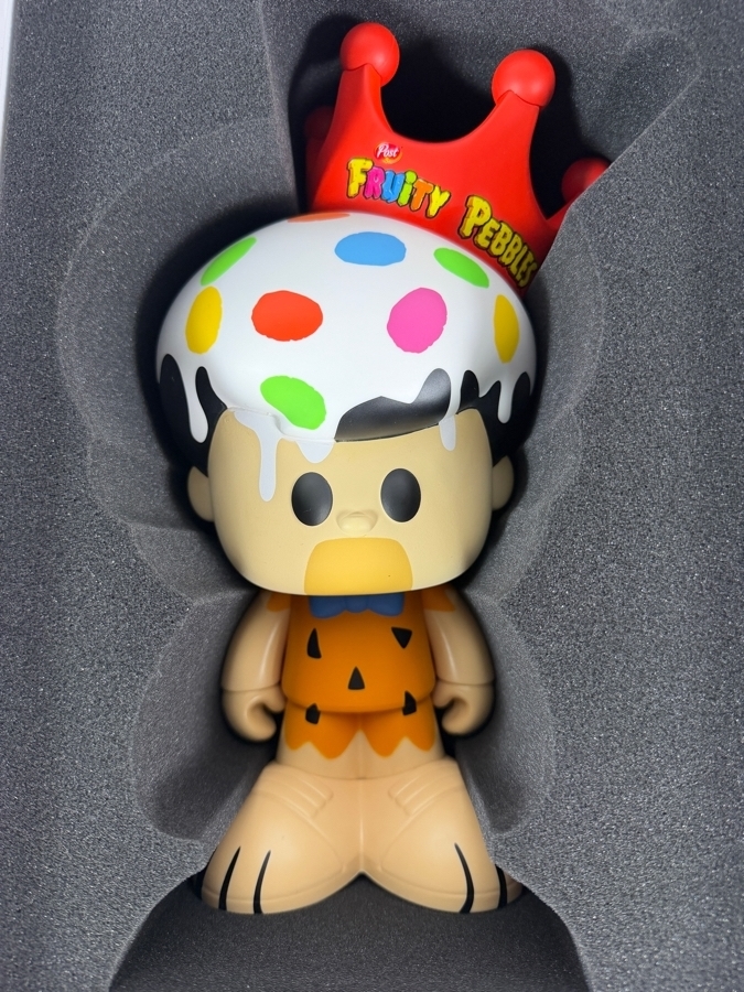 Funko Project Fred 06 Ad Icons Fruity Pebbles Freddy Funko As Fred Flintstone 11 Inch Vinyl Figure Limited Edition Series 750 Pcs Estimate $200 - $350 [Photo 8]