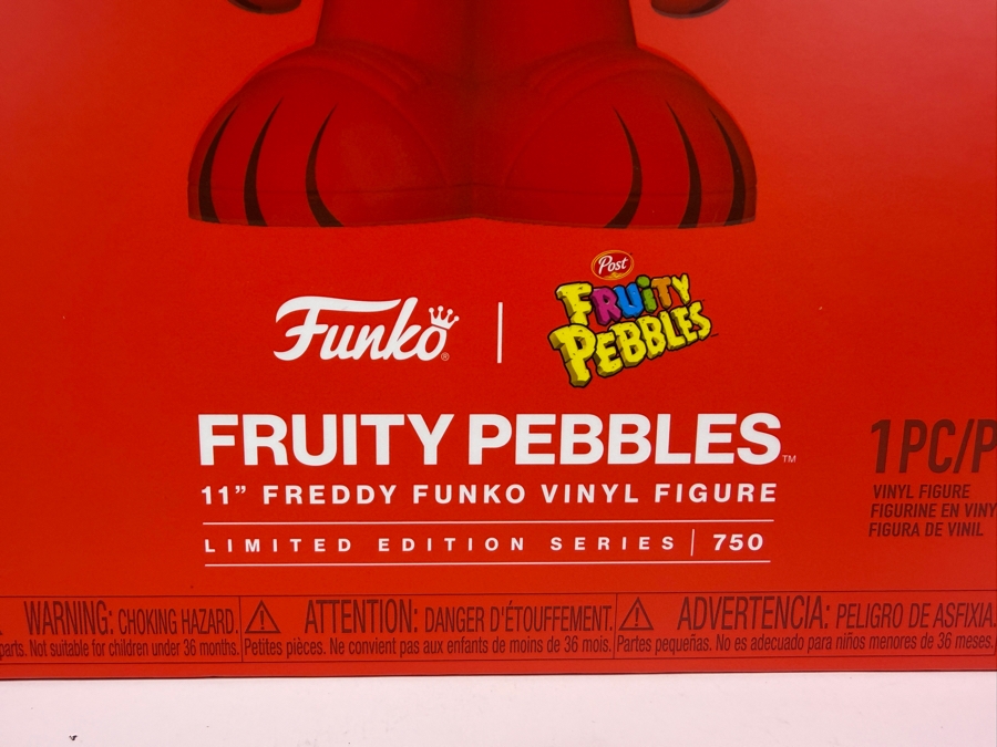Funko Project Fred 06 Ad Icons Fruity Pebbles Freddy Funko As Fred Flintstone 11 Inch Vinyl Figure Limited Edition Series 750 Pcs Estimate $200 - $350 [Photo 5]