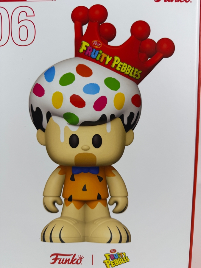 Funko Project Fred 06 Ad Icons Fruity Pebbles Freddy Funko As Fred Flintstone 11 Inch Vinyl Figure Limited Edition Series 750 Pcs Estimate $200 - $350 [Photo 2]