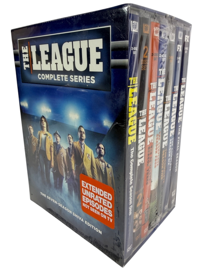 Just Added - The League The Complete Series The Seven-Season Shiva Edition 14-Disc DVD Box Set Factory Sealed