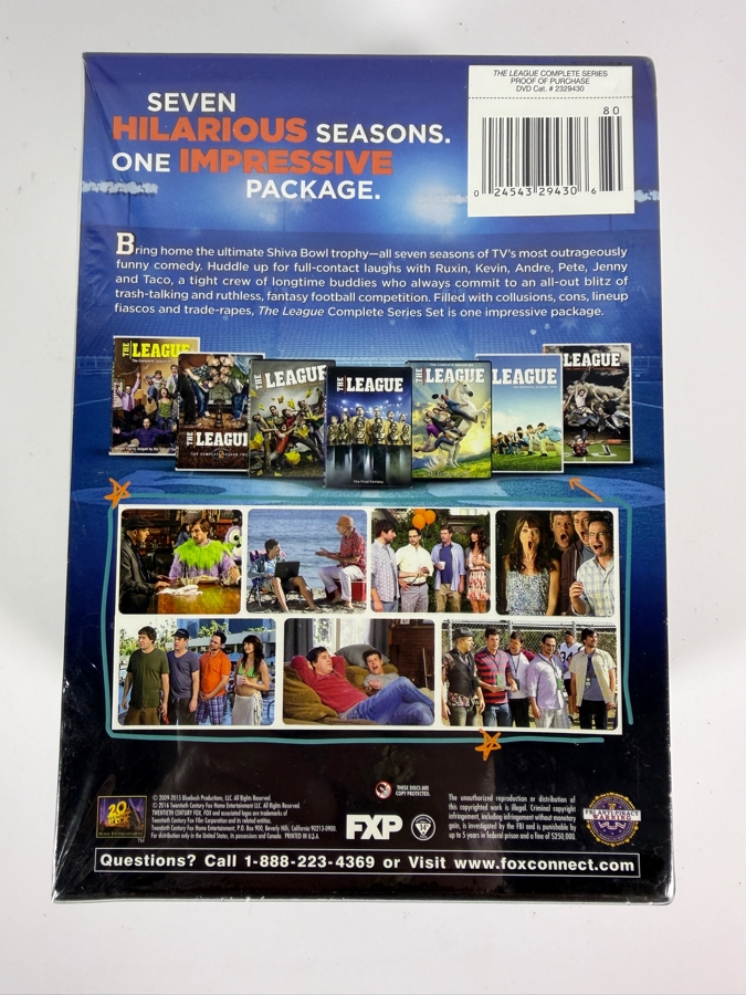 Just Added - The League The Complete Series The Seven-Season Shiva Edition 14-Disc DVD Box Set Factory Sealed [Photo 4]
