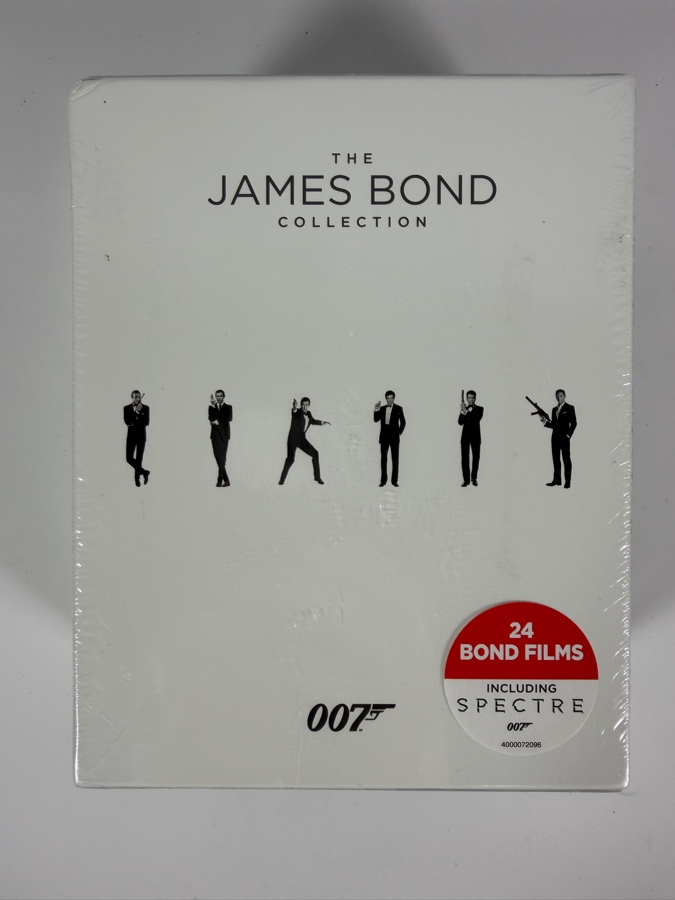 Just Added - The James Bond Collection 24 Bond Films Including Spectre MGM 007 Blu-Ray Box Set Factory Sealed Estimate $65 - $100 [Photo 2]