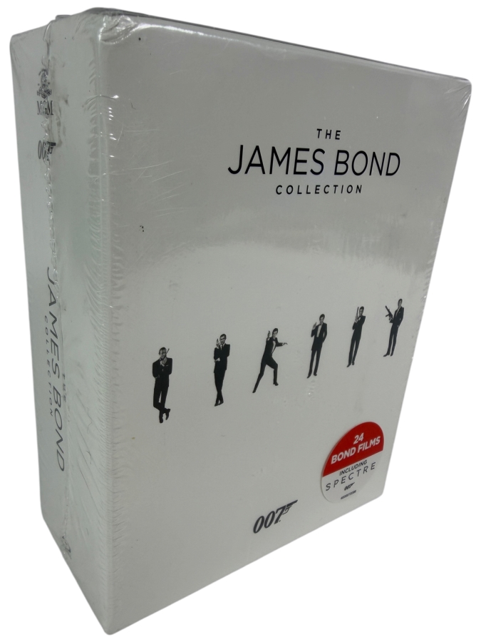 Just Added - The James Bond Collection 24 Bond Films Including Spectre MGM 007 Blu-Ray Box Set Factory Sealed Estimate $65 - $100