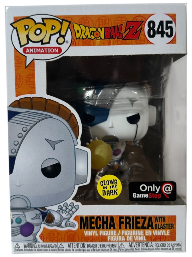 Funko Pop! Animation Dragon Ball Z Mecha Frieza With Blaster Glow-In-The-Dark GameStop Exclusive Vinyl Figure #845