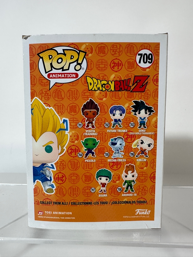Funko Pop! Animation Dragon Ball Z Super Saiyan 2 Vegeta PX Previews Exclusive Vinyl Figure #709 [Photo 3]