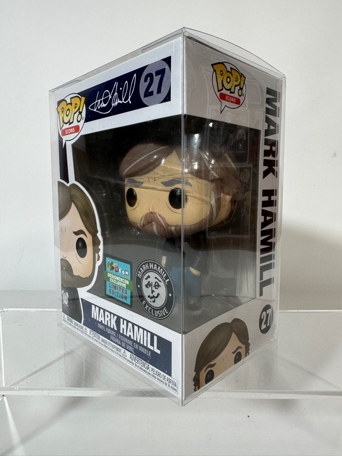 Funko Pop! Icons Mark Hamill (Black Tee) DesignerCon 2019 Limited Edition Exclusive Vinyl Figure #27 [Photo 2]