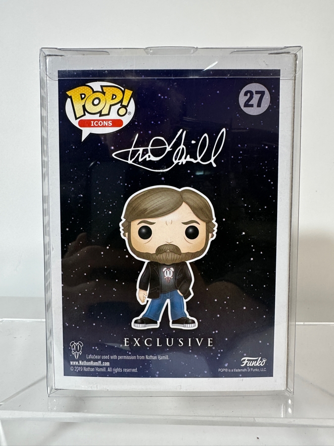 Funko Pop! Icons Mark Hamill (Black Tee) DesignerCon 2019 Limited Edition Exclusive Vinyl Figure #27 [Photo 3]