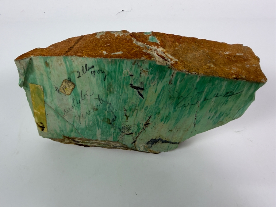 Polished Australian Variscite Mineral Slab Lapidary Rough Specimen 1,169g [Photo 3]