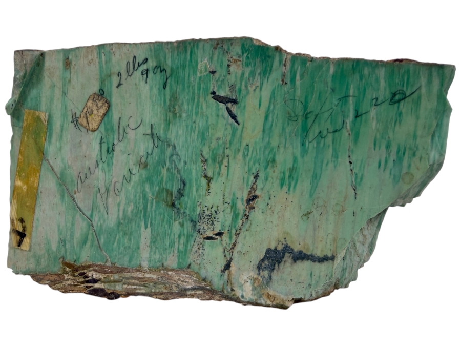 Polished Australian Variscite Mineral Slab Lapidary Rough Specimen 1,169g