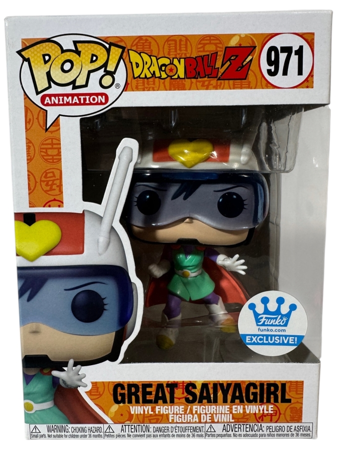 Funko Pop! Animation Dragon Ball Z Great Saiyagirl Funko Shop Exclusive Vinyl Figure #971 Estimate $15 - $30