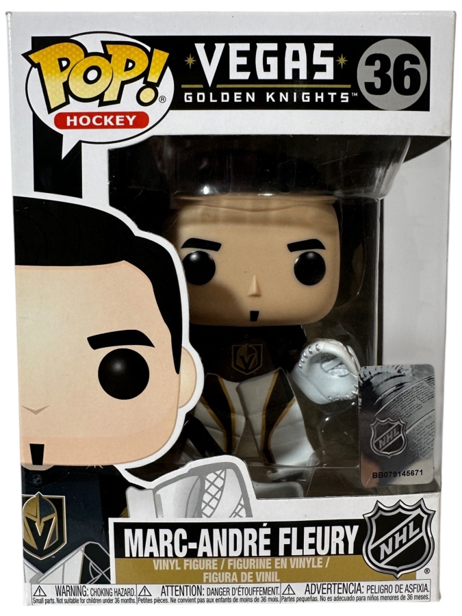 Funko Pop! Hockey NHL Vegas Golden Knights Marc-André Fleury Vinyl Figure #36