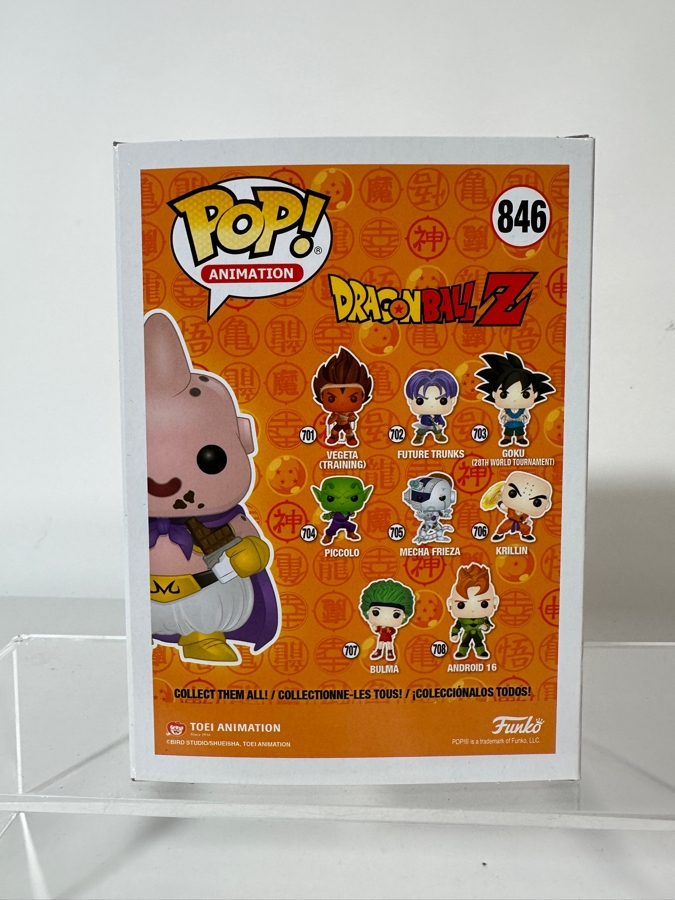 Funko Pop! Animation Dragon Ball Z Majin Buu With Chocolate Bar GameStop Exclusive Vinyl Figure #846 [Photo 3]