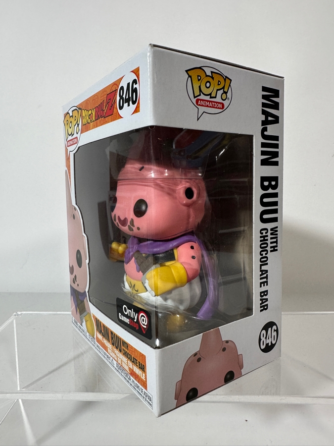 Funko Pop! Animation Dragon Ball Z Majin Buu With Chocolate Bar GameStop Exclusive Vinyl Figure #846 [Photo 2]