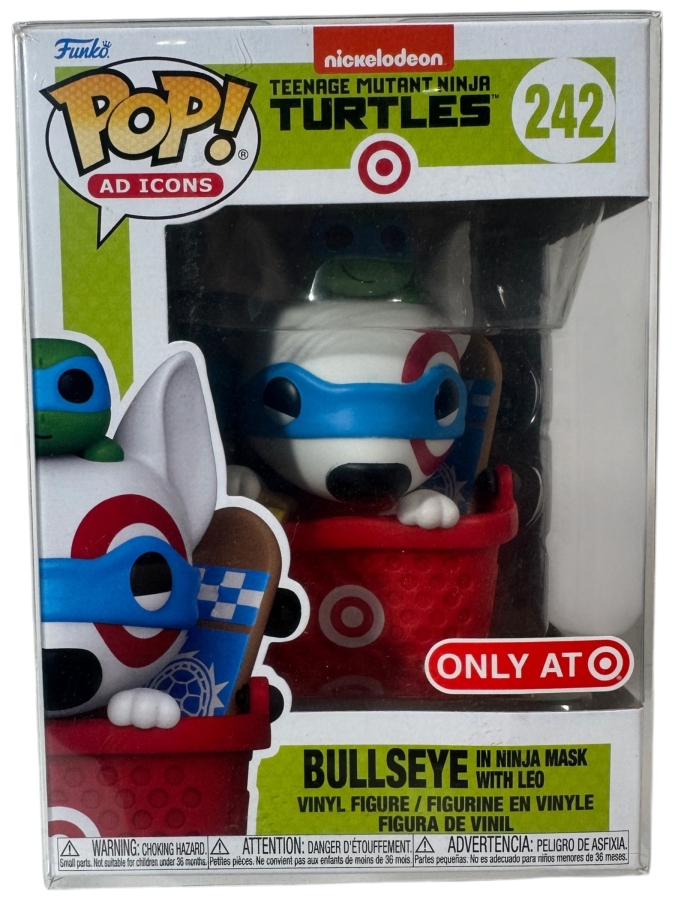 Funko Pop! Ad Icons Teenage Mutant Ninja Turtles Bullseye In Ninja Mask With Leo Target Exclusive Vinyl Figure #242