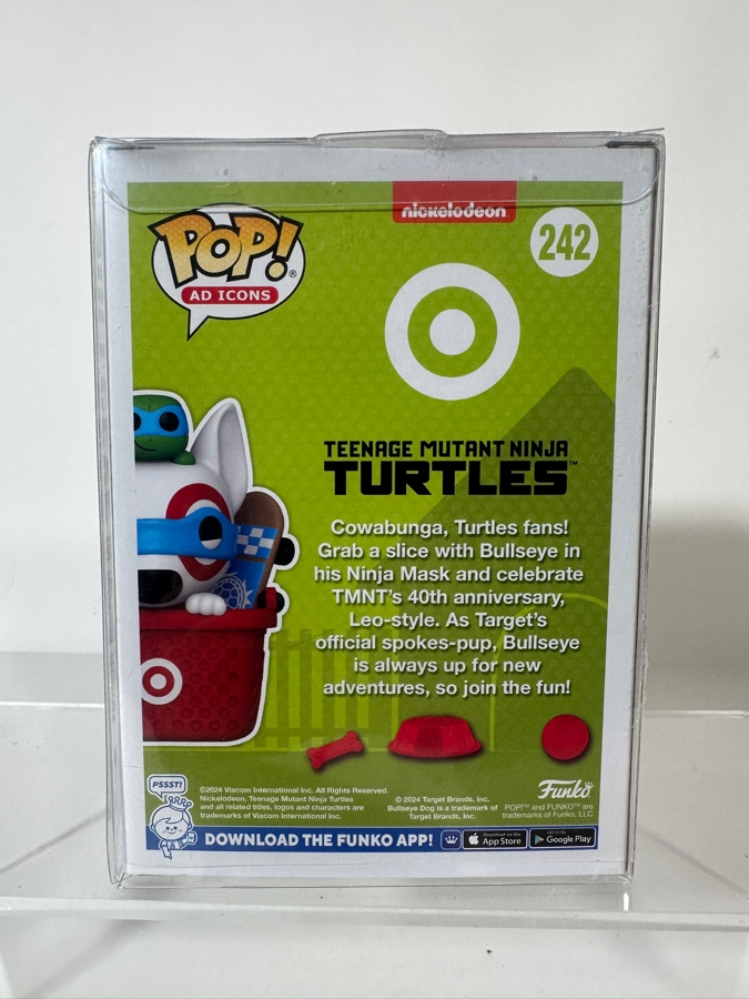 Funko Pop! Ad Icons Teenage Mutant Ninja Turtles Bullseye In Ninja Mask With Leo Target Exclusive Vinyl Figure #242 [Photo 3]