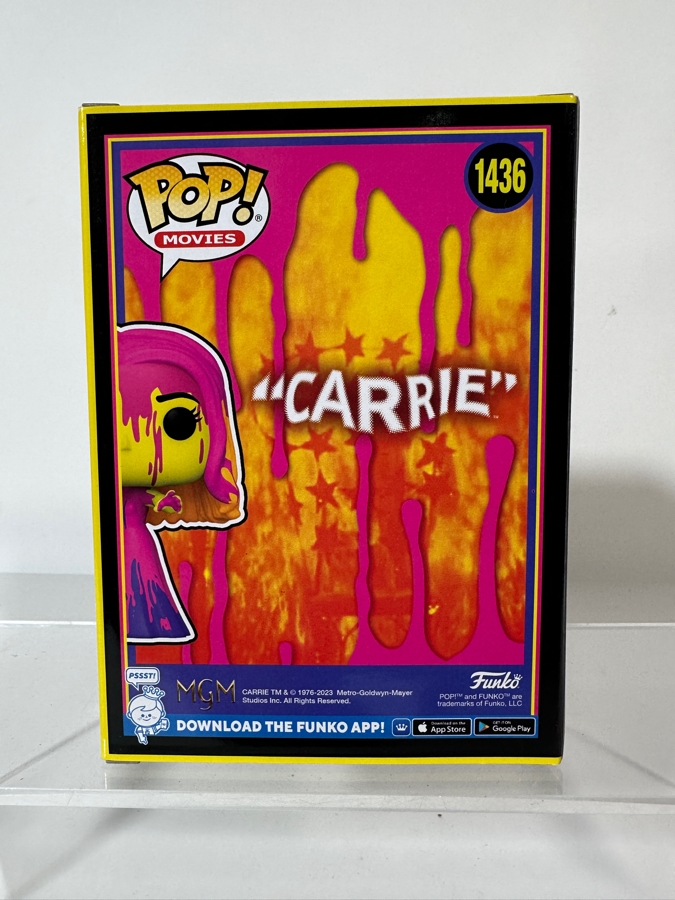 Funko Pop! Movies Carrie (Black Light) Entertainment Earth Exclusive Vinyl Figure #1436 [Photo 3]