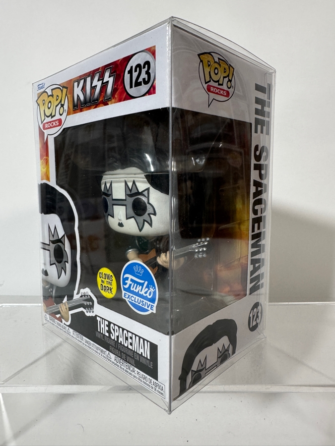 Funko Pop! Rocks KISS The Spaceman (Glows In The Dark) Funko Exclusive Vinyl Figure #123 [Photo 2]