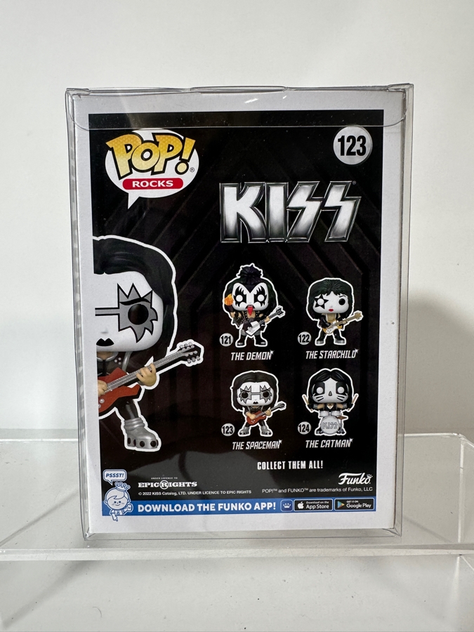 Funko Pop! Rocks KISS The Spaceman (Glows In The Dark) Funko Exclusive Vinyl Figure #123 [Photo 3]