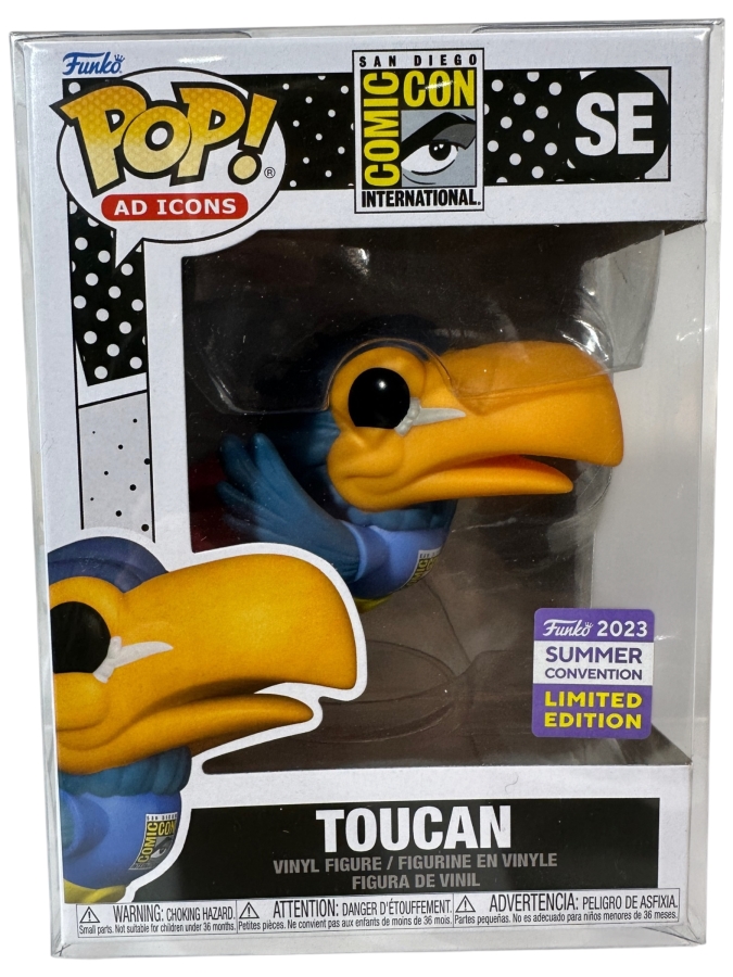 Funko Pop! Ad Icons San Diego Comic Con Toucan (Superhero Costume) 2023 Summer Convention Limited Edition Exclusive Vinyl Figure #SE