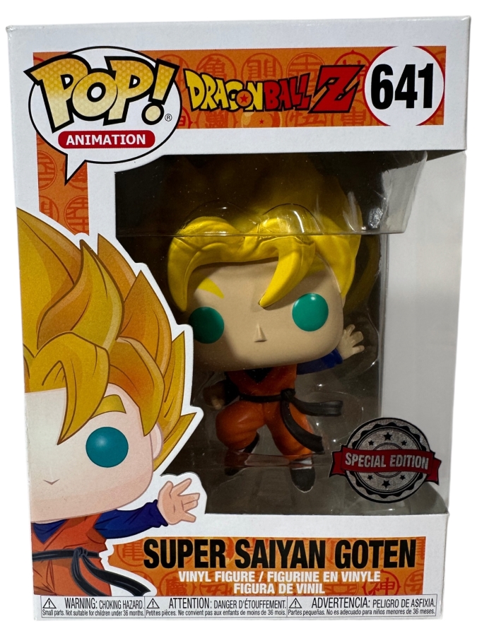 Funko Pop! Animation Dragon Ball Z Super Saiyan Goten Special Edition Vinyl Figure #641