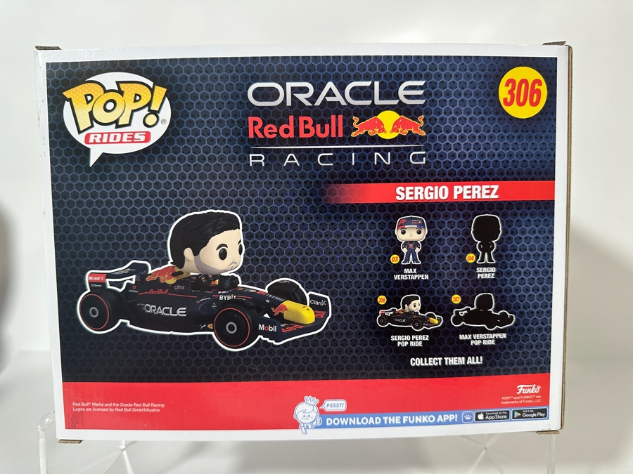 Funko Pop! Rides Super Deluxe Formula 1 Oracle Red Bull Racing Sergio Pérez Vinyl Figure #306 [Photo 3]