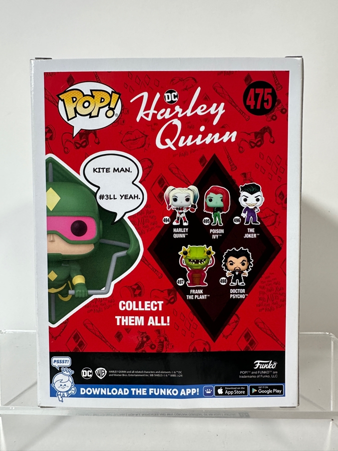 Funko Pop! Heroes DC Harley Quinn Animated Series Kite Man PX Previews Exclusive Vinyl Figure #475 [Photo 3]
